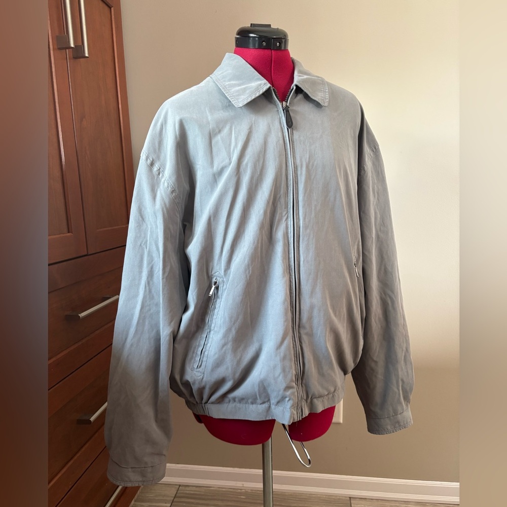 EUC 🌲 London Fog Gorpcore Men’s Lightweight Microsuede Shell Jacket Sz L